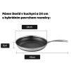 Pánev David v kuchyni ø 24 cm s hybridním povrchem - - SKLADEM UŽ 28.11.