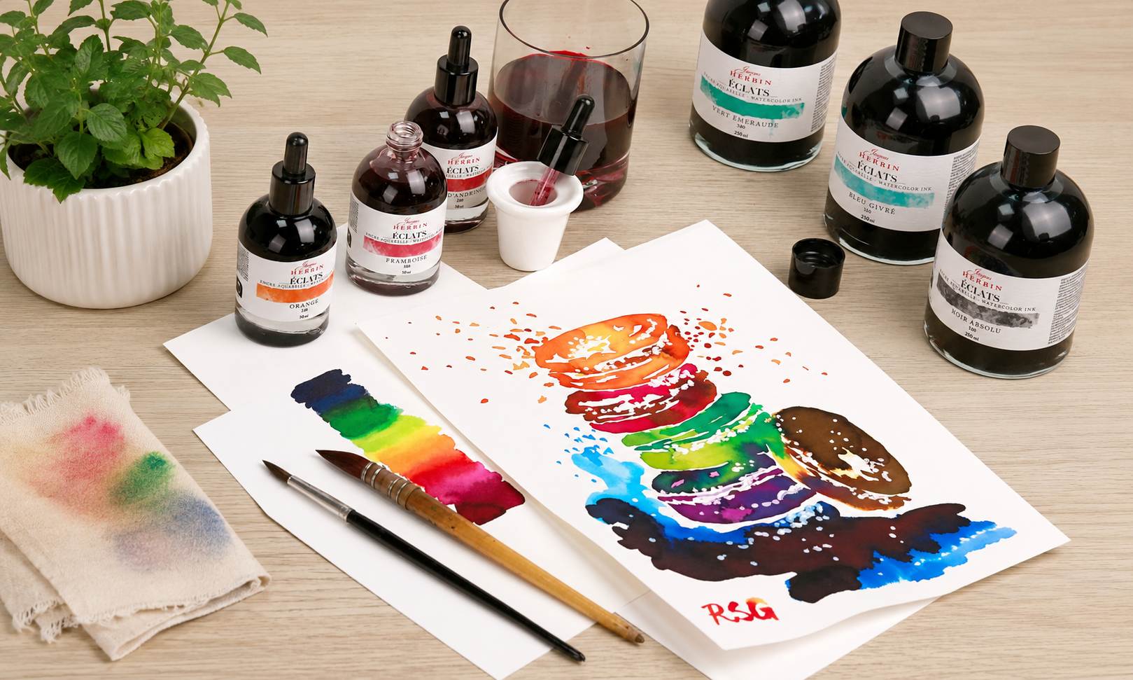 Inkousty Éclats Jacques Herbin