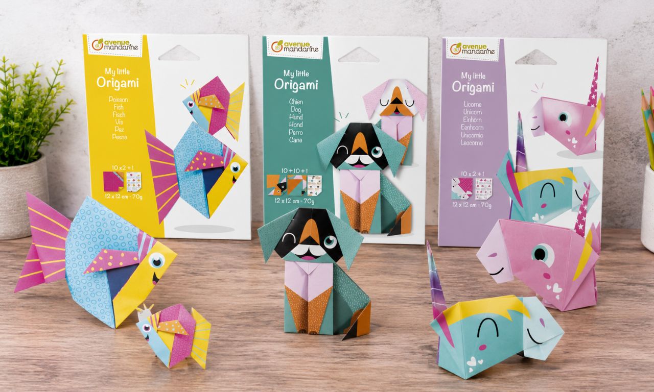 Tvoříme spolu bez mobilu - origami