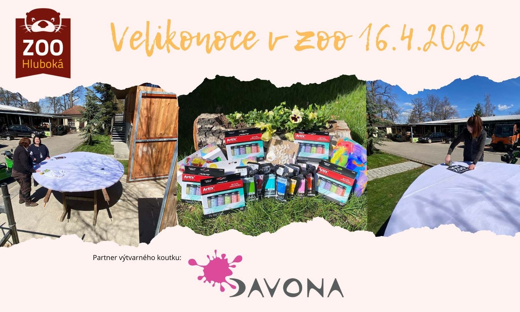 Sponzorovali jsme velikonoční tvoření v zoo