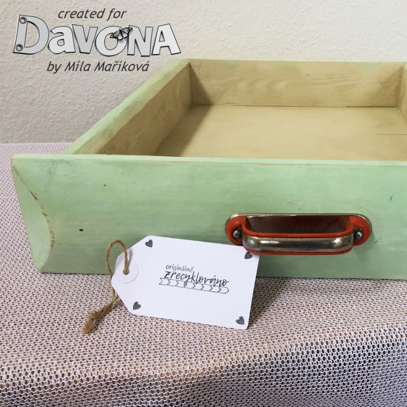 Renovace šuplíku křídovými barvami PINTY PLUS