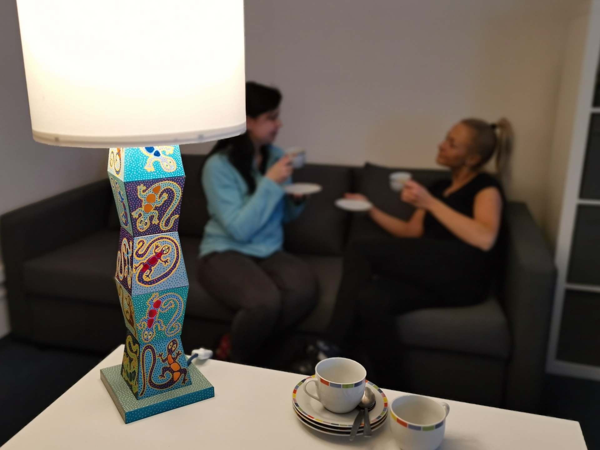 Originální lampa a smalt