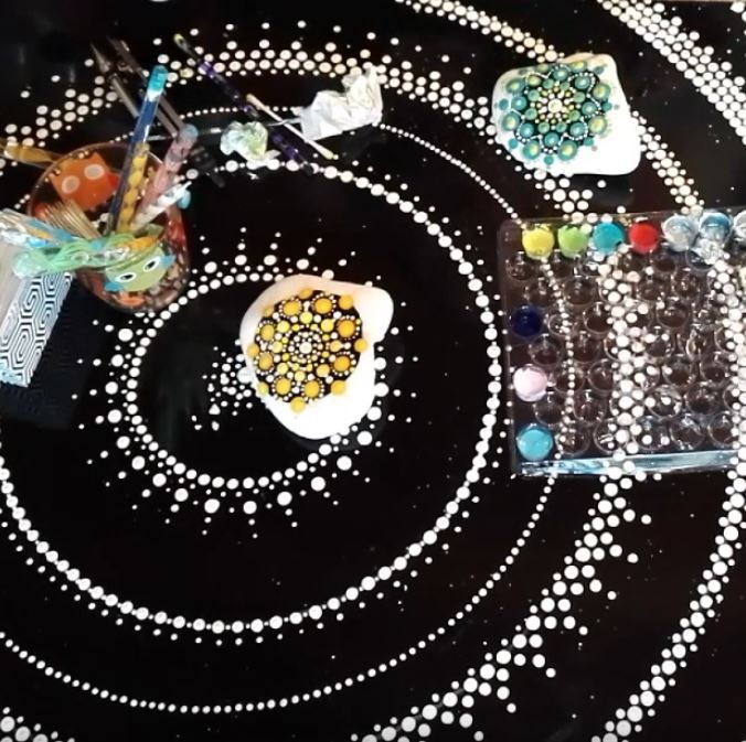 Video návod - malování kamínků technikou dot painting