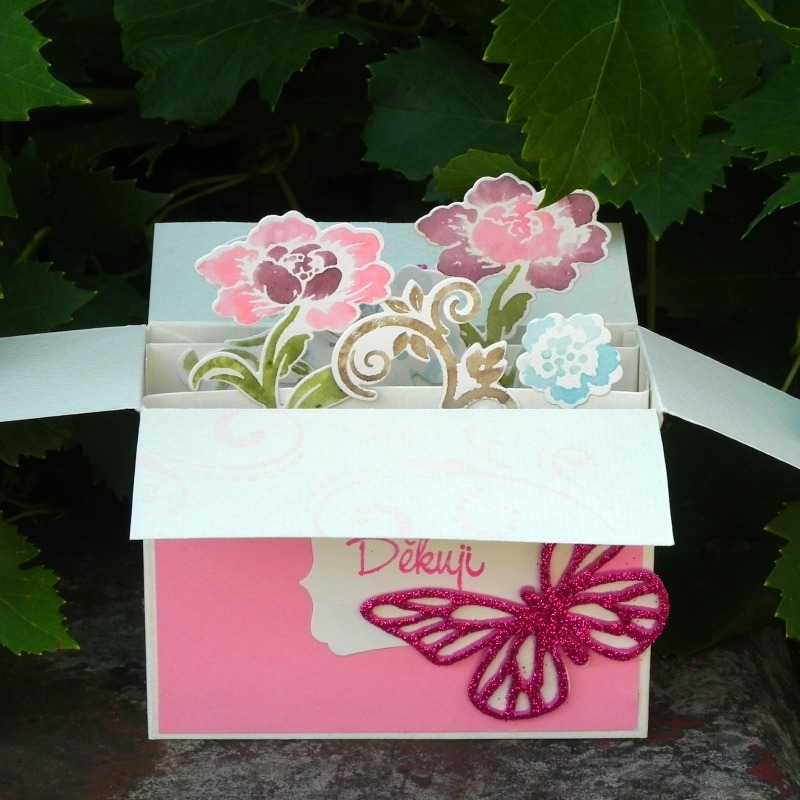 Přání v krabičce - pop up box
