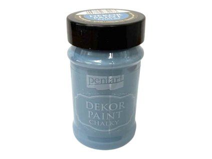 129853 pentart barva dekor paint chalky 100 ml lanova modra