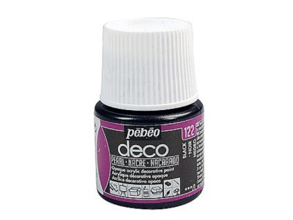 129939 1 akrylova barva deco 45ml perletova cerna