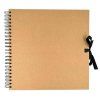 West Design Album kroužkové se stuhou 30 × 30 cm (200 g/m2, 42 listů) - kraft