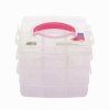 120436 120436 vaessen creative plastovy box organizer 15 15 12 5 cm