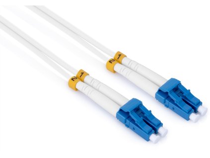 Optický patchcord LC/PC - LC/PC 1m 3mm, duplex, SM, G657A