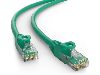 WIREX Patch kábel CAT5E UTP LSOH snag-proof 3m zelený