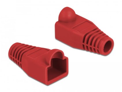 WIREX Ochrana konektoru CAT5E/CAT6 RJ45 červená