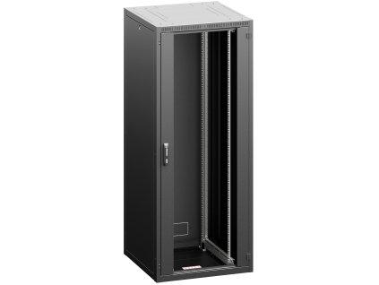 19" datový rozvaděč, 42U, 800x800mm, čierny