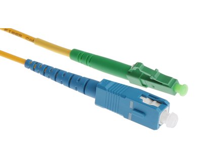 Optický patchcord SC/PC - LC/APC 2m simplex, SM, G657A2