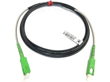 FIBRAIN DR03 RapidBox, Optický patchcord SC/APC - SC/APC  120m, 3mm, G.657A1, simplex, outdoor
