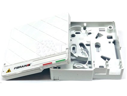 FIBRAIN VFTO-E1, FTTH box, 2x SC, simplex, bez výbavy