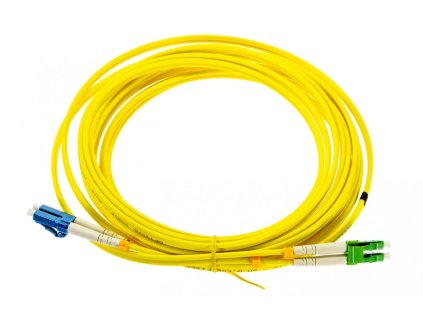 Optický patchcord LC/APC - LC/PC 2m 3mm, duplex, SM, G657A