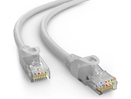 WIREX Patch kabel CAT5E UTP LSOH snag-proof 15m šedý