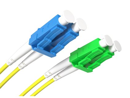 Optický patchcord LC/APC - LC/PC   7m 3mm, duplex, SM, G657A1