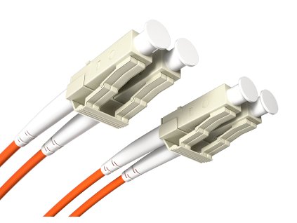 Optický patchcord LC/PC - LC/PC   10m 3mm, duplex, MM, 50/125, OM2