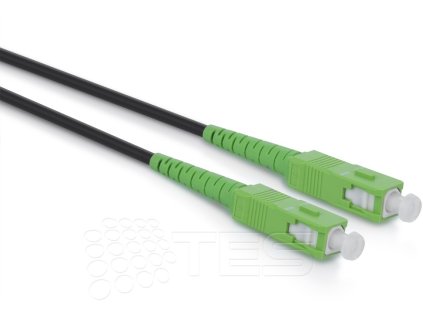 OPTIX Optický patchcord SC/APC - SC/APC 30m, 3mm, G.657A2, simplex, outdoor
