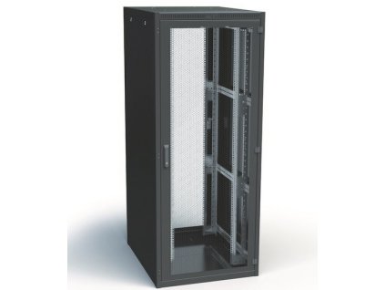 CONTEG iSEVEN SERVER Ri7, Rozvádzač 42U 800x1200mm perforované dvere, čierny