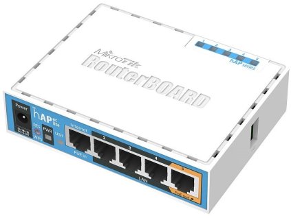 MikroTik hAP ac lite, WiFi router, AC750