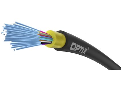 OPTIX DROP (1000m), Optický kábel, 6-vlákno, G.657A2 3,2mm, Eca, 800N