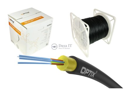 OPTIX DROP (1000m), Optický kábel, 2 - vlákno, G657A2, 3mm, 800N