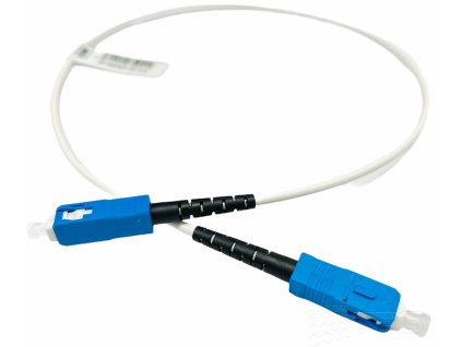 FIBRAIN VC-D30, Optický patchcord SC/PC - SC/PC   10m, Resibend Plus, 3mm, simplex, SM, G657B3/Plus