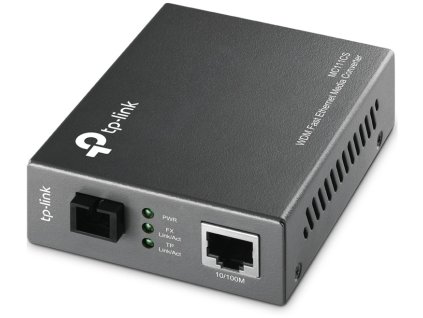 TP-LINK MC111CS WDM Media Converter 100FX SM, SC, 20km, TX/RX: 1550/1310 nm