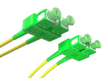 Optický patchcord SC/APC - SC/APC 3m duplex, SM, G657A2
