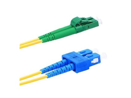 Optický patchcord SC/PC - LC/APC   2m 3mm, duplex, SM, G652D