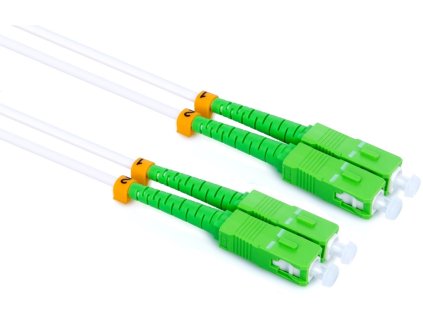 Optický patchcord SC/APC - SC/APC 1m duplex, SM, G657A2