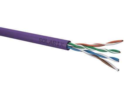 Instalační kabel Solarix CAT5E UTP LSOH Dca-s1,d2,a1 305m/box SXKD-5E-UTP-LSOH