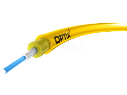 OPTIX DROP Optický kábel, 2-vlákno, G.657A2, 3mm, 120N biely
