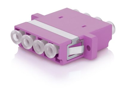 Optický adaptér LC/PC, quad, MM, OM4