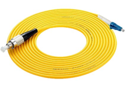 Optický patchcord FC/PC - LC/PC 15m, 3mm, simplex, SM, G652D