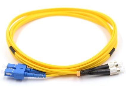 Optický patchcord FC/PC - SC/PC   5m 3mm, duplex, SM, G652D