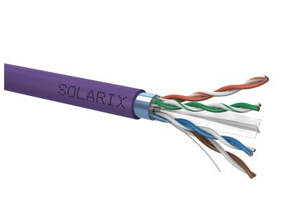 Instalační kabel Solarix CAT6 FTP LSOH Dca s2 d2 a1 500m/cívka