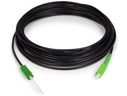 OPTIX Optický patchcord SC/APC - SC/APC-PUSH 130m, 3mm G.657A2, simplex, outdoor