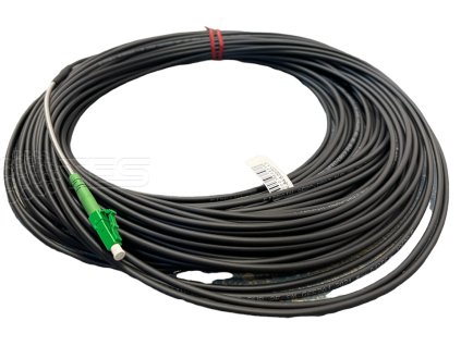 FIBRAIN DR-03, Optický pigtail LC/APC, 30m, 3mm, SM, G.657A1