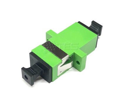 FIBRAIN Optický adaptér SC/APC, Zr, simplex, SM, one-piece