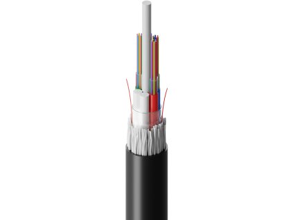 FIBRAIN BDC-MSA, optický kábel, SM, 48-vlákno, 9/125, G.657A1, 8.2mm, 4T12F, PE, 1500N