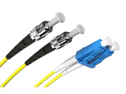 Optický patchcord ST/PC - LC/PC   3m 3mm, duplex, SM G657A