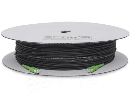 OPTIX Optický patchcord LC/APC - LC/APC 120m, 3mm, G.657A2, simplex, outdoor