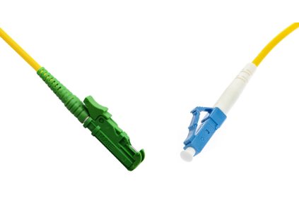 Optický patchcord E2000/APC - LC/PC  2m, 3mm, simplex, SM