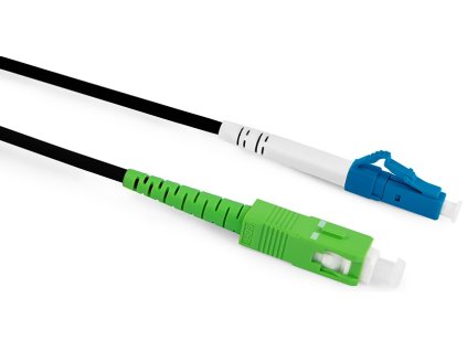 OPTIX Optický patchcord SC/APC - LC/PC 90m, 3mm, G.657A2, simplex, outdoor