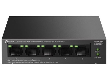TP-LINK LS105LP, PoE switch