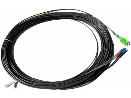 FIBRAIN DR03 RapidBox, Optický patchcord SC/APC - LC/PC 40m, 3mm, G.657A1, simplex, outdoor