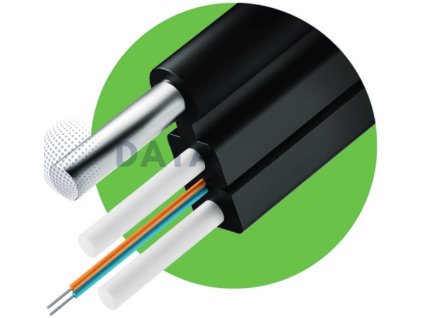 DATAWAY DROP (1000m), Optický kábel, 4-vlákno, G.657A1, LSOH, 5x2mm, 600N